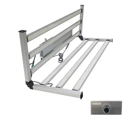 Full Spectrum 6 Bar Folding PPE 2.8 IP65 LED Grow Light: 640W Indoor Plant Growing Lamp