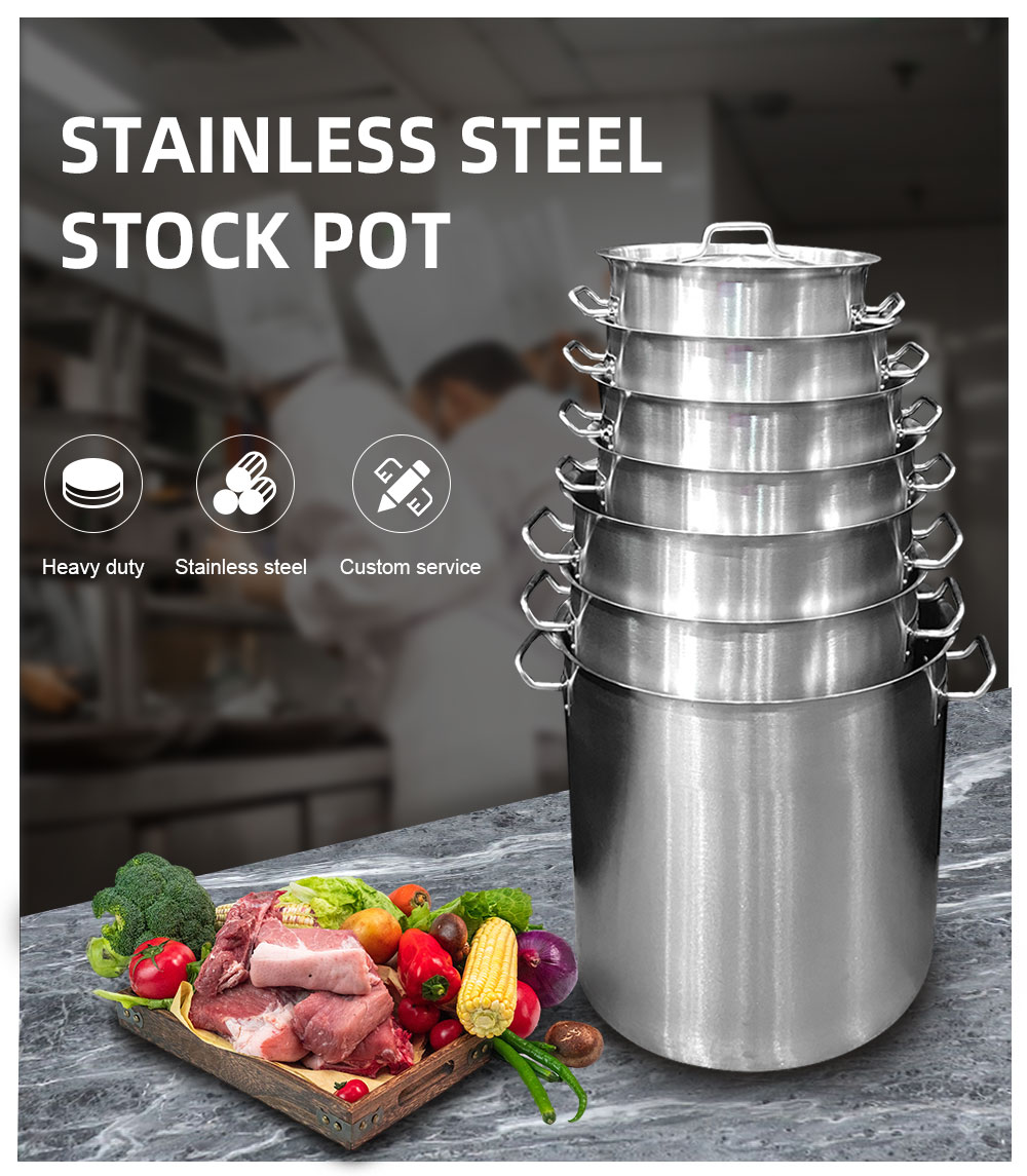 stainless steel stock pot