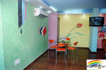 Soft and Elegant Interior Decoration Materials -Rainbow Wallcovering