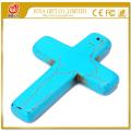 Cross Turquoise Stone Jewelry Pendant 55X40MM