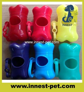 Pet Product Plastic Bone Shaped Dispenser