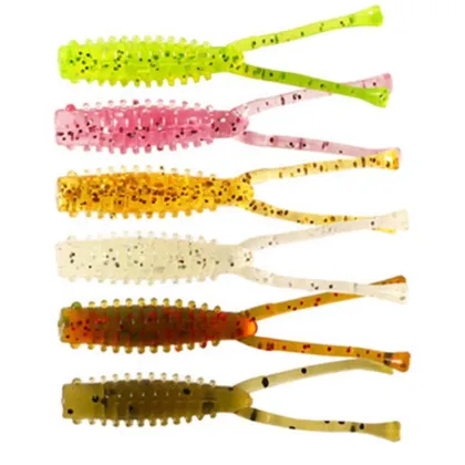 HISTOLURE 20pcs Soft Bait Fishing Lures for Ajing Rockfish and Bass