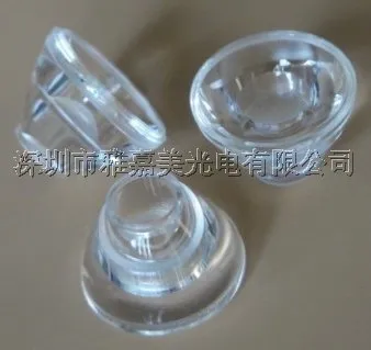 Wholesale- LED lens 15mm concave lenses 25 degrees optical lens 1W 3W Reflector Collimator