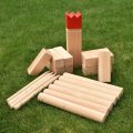 Kubb Wikinger Schach Holz Outdoor Rasen Spiel Set