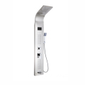 Smart Wall-Mounted LED Shower Panel with Stainless Steel Rain Shower Head