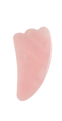 Rose Quartz Crystal facial messager roller Guasha set