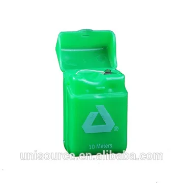 waxed and flavored dental floss