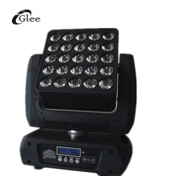 5x5 Matrix 25x10W RGBW Quad Color 4in1 LED Pixel Beam Moving Head Lighting fixture