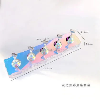 Nail Polish Display: Tool Tips Practice Stand - Magnetic Nail Tip Holder