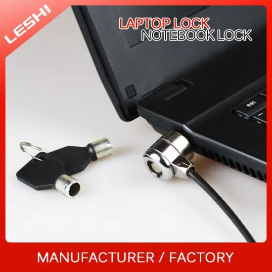 Security Laptop Lock Cable, Flexible Cable Notebook Computer Lock