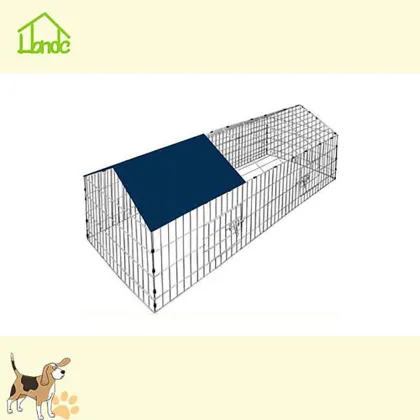 Small galvanized chicken crate for easy assembly