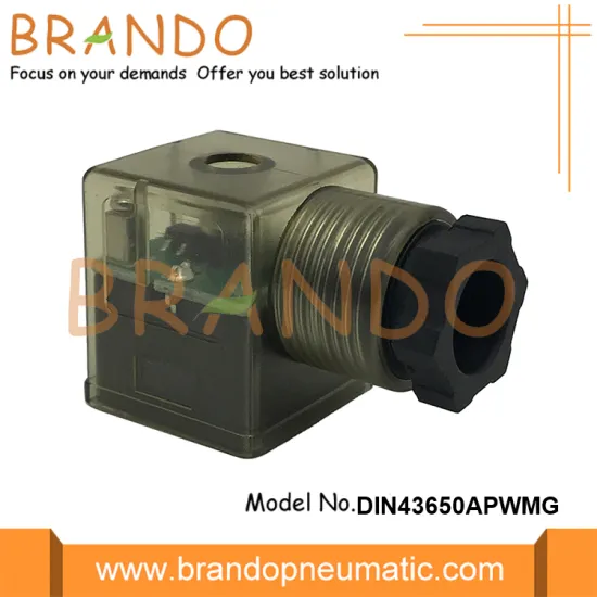 DIN43650A Power Saving Solenoid Valve Coil Connector 24VDC