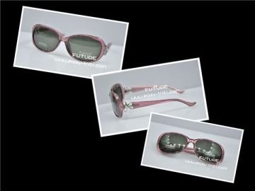 Pink Women Polarized Plastic Sunglasses
