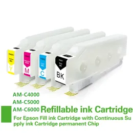 C4000 C5000 C6000 Refillable ink Cartridge For Epson Fill ink Cartridge with Continuous Supply ink Cartridge permanent Chip