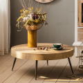 Table d'appoint artisanale extensible