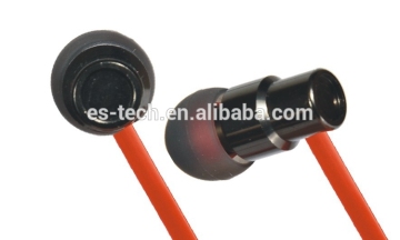 Round cable or flat wire walkie talkie earbuds