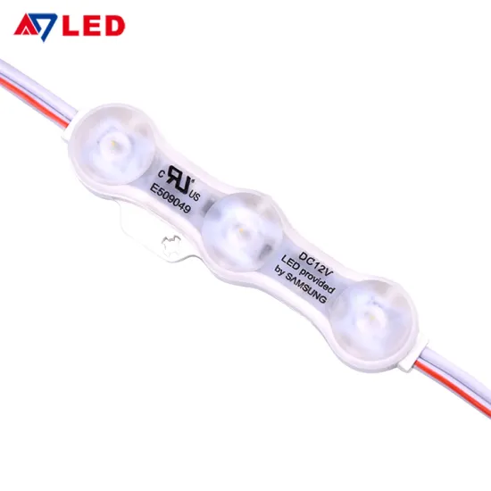 High Brightness 12V 3 LED Module 1.2W Ultrasonic IP68 120LM SMD 2835 LED Light Module