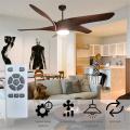 Indoor decorative ceiling fan light with wifi control