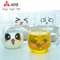 200 ml Bouteille en verre d'eau de yogourt kawaii tasse de lait