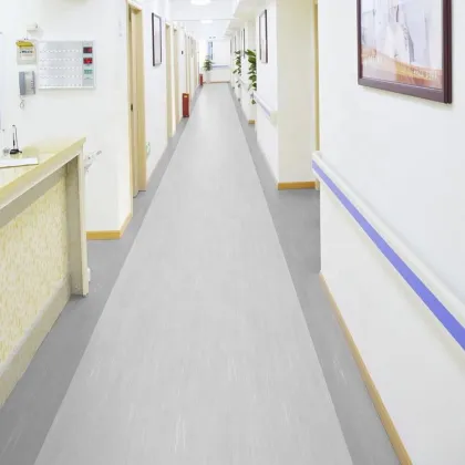 High Quality Antistatic Indoor Eco-Friendly Flooring: Microcement and Roll Plastic Options