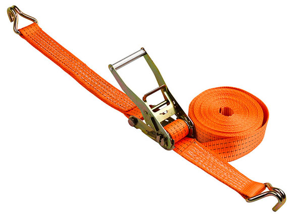 Ratchet tie with stainless steel lashiing