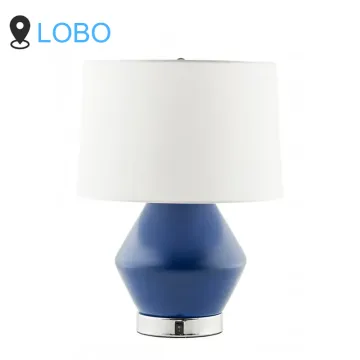 Hampton Inn Blue Desk Lamp