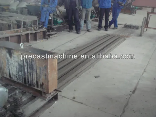 Precast Concrete T Beam Machine/Concrete hollow core slab machine