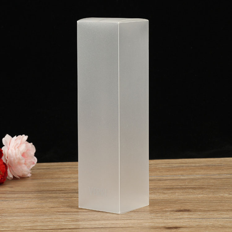 Frosted clear PP plastic gift packaging box