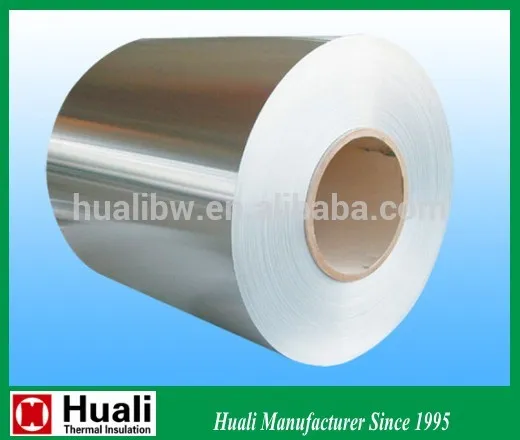 Metallic insulation aluminum sheet jacketing