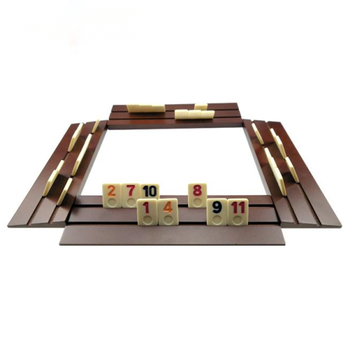 Mini Melamine Rummy Tile Bordspellen Houten koffer