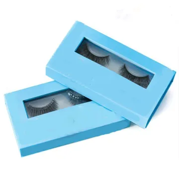 Human Hair Strip False Eye Lashes Brand Packaging