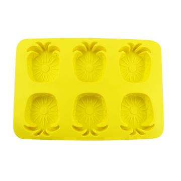 Moule à petit gâteau en silicone antiadhésif pour petit gâteau, 6 tasses