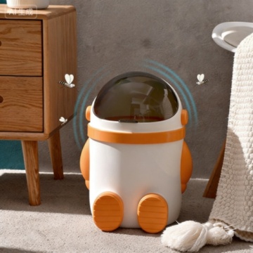 Large Space Theme Trash Can for Living Room Bathroom Waste Bin