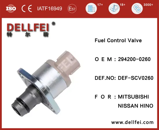 SCV Valve Common Rail System 294200-0260 For NISSAN,MITSUBISHI,HINO