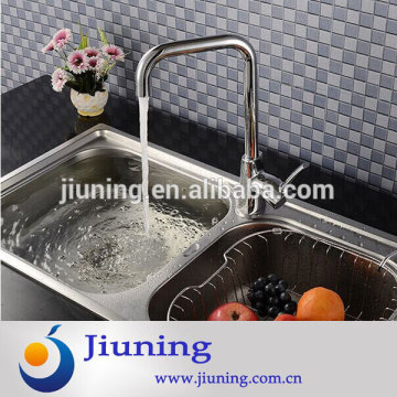 Square shape pull out Solid Brass Chrome Basin Sink Kitchen Faucet Mixer Taps