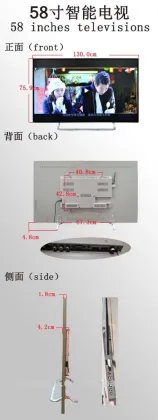58 Inch Big Screen Outdoor Led Tv Portable Digtal Tv Led Tv OEM
