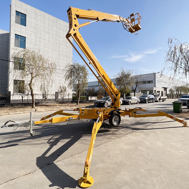 200kg Capacity One Person DC AC Gasoline Diesel Power Electric Aerial Work Platform