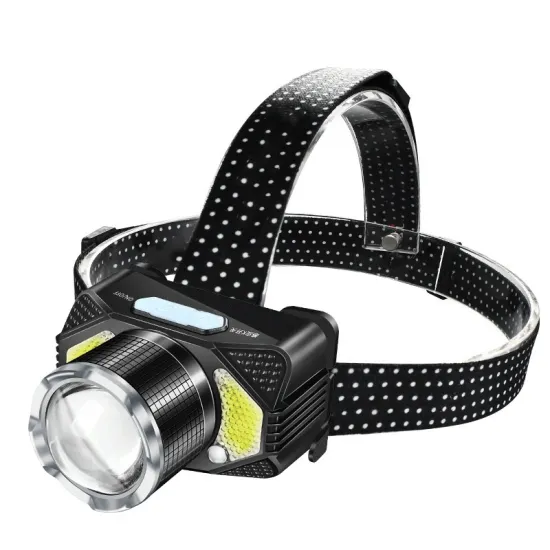 Super Bright Walking LED Induction Headlamp: High-Power Mining Lamp with Long Endurance