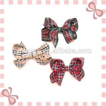 plaid hairbow,hairgrips,hair accessories