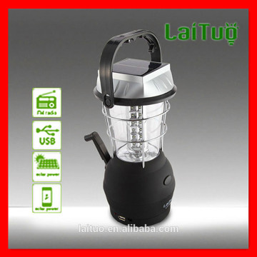 Can hand crank LED solar lights camping lighting garden lighting
