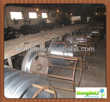 Real factory produce wire galvanizing with whole production line