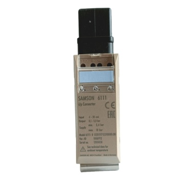 Samson Electropneumatic Converter Type 6111 i/p Converter Model 6111-0020111712210000 for Direct Current Signals