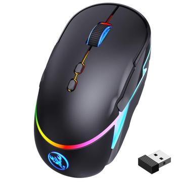 Mouse de jogos ópticos sem fio para mãos pequenas