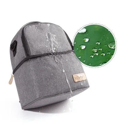 Fashionable and lightweight breast pump bag backpack