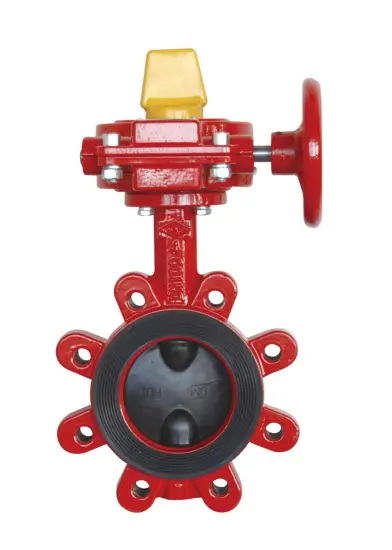 DIN Lugged Wafer Butterfly Valve with Tamper Switch