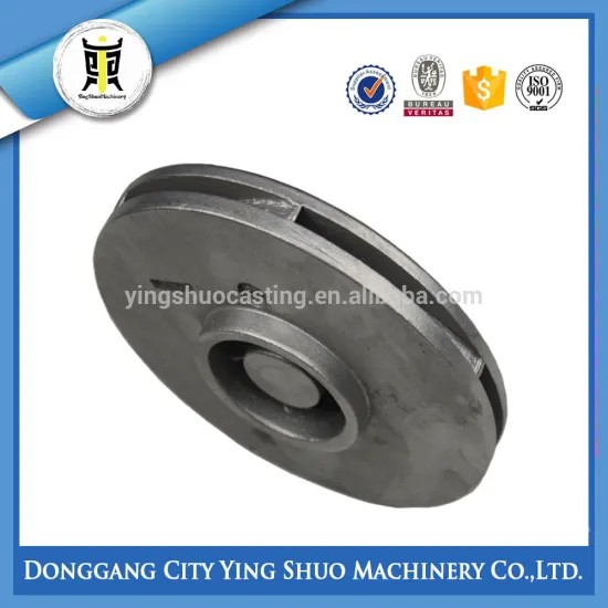 closed centrifugal cast steel water pump impeller