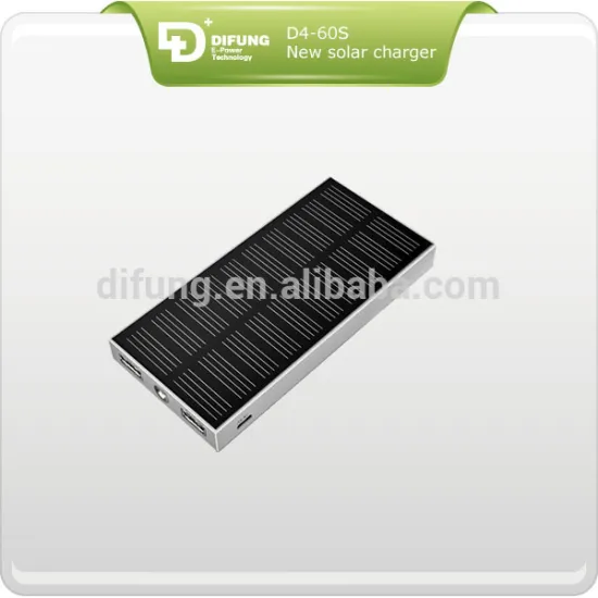 2016 HIGH EFFICIENCY 6000mAh solar power bank charger for mobile phones outdoors