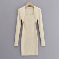 Womens Bodycon Winter Sweater Dress