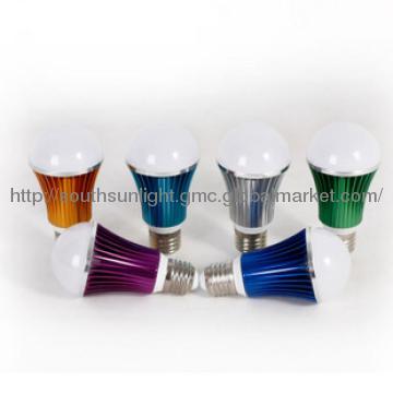 New  LED global bulb 5W 10 colors