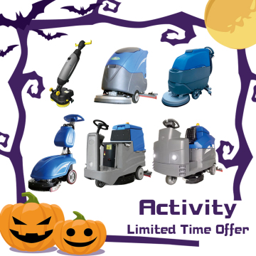 Electric Mini Ride-on Floor Cleaning Machine Scrubber